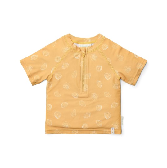 ΜΠΛΟΥΖΑ ΜΑΓΙΟ ΜΕ ΚΟΝΤΟ ΜΑΝΙΚΙ SEASHELLS SUNNY YELLOW